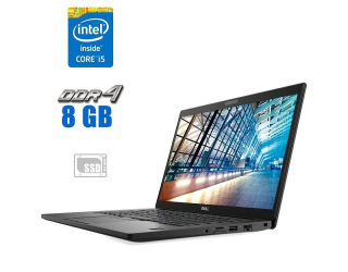 БУ Ноутбук Dell Latitude E7490 / 14&quot; (1920x1080) IPS Touch / Intel Core i5-8250U (4 (8) ядра по 1.6 - 3.4 GHz) / 8 GB DDR4 / 480 GB SSD / Intel UHD Graphics 620 / WebCam из Европы