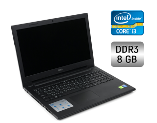 БУ Ноутбук Dell Inspiron 15 3000 / 15.6&quot; (1366x768) TN Touch / Intel Core i3-4005U (2 (4) ядра по 1.7 GHz) / 8 GB DDR3 / 256 GB SSD / Intel HD Graphics 4400 / WebCam / Windows 10 из Европы