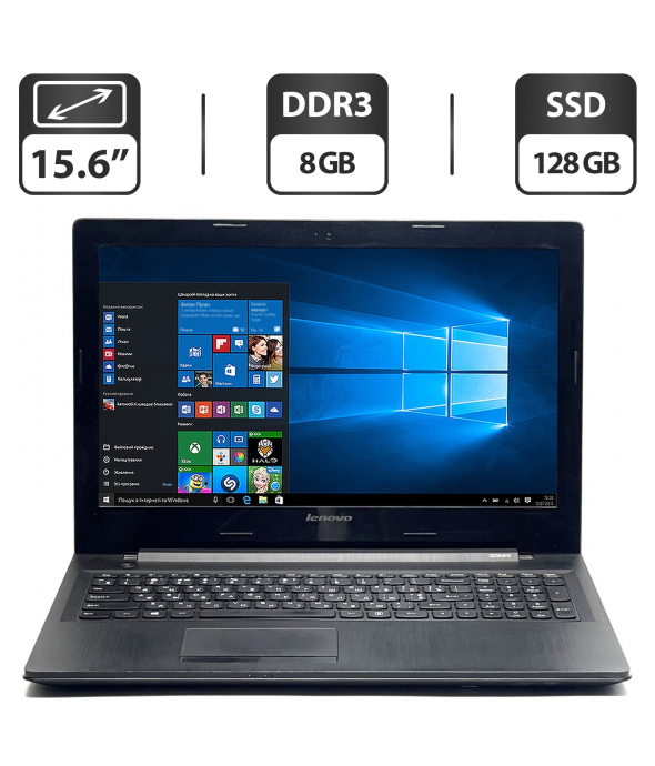 Ноутбук Lenovo G50-70 / 15.6&quot; (1366x768) TN / Intel Core i3-4030U (2 (4) ядра по 1.9 GHz) / 8 GB DDR3 / 128 GB SSD / Intel HD Graphics 4400 / WebCam / DVD-ROM / HDMI - 1