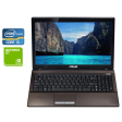 Ноутбук Asus K53SV / 15.6" (1366x768) TN / Intel Core i5-2410M (2 (4) ядра по 2.3 - 2.9 GHz) / 8 GB DDR3 / 240 GB SSD / nVidia GeForce GT 540M, 2 GB DDR3, 128-bit / WebCam / DVD-ROM / Win 10 Pro - 1