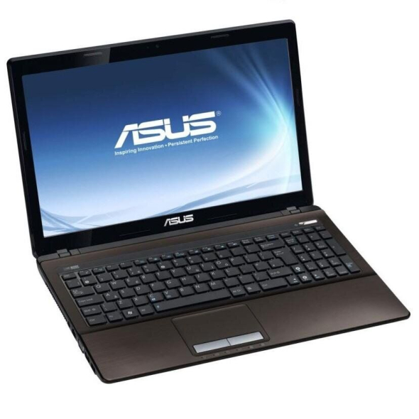 Ноутбук Asus K53SV / 15.6&quot; (1366x768) TN / Intel Core i5-2410M (2 (4) ядра по 2.3 - 2.9 GHz) / 8 GB DDR3 / 240 GB SSD / nVidia GeForce GT 540M, 2 GB DDR3, 128-bit / WebCam / DVD-ROM / Win 10 Pro - 2