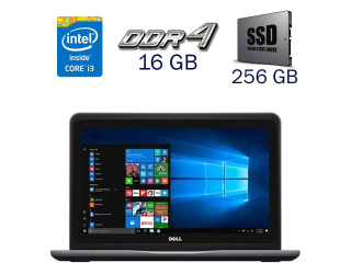 БУ Ультрабук Dell Latitude 3380 / 13.3&quot; (1366x768) TN / Intel Core i3-6006U (2 (4) ядра по 2.0 GHz) / 16 GB DDR4 / 256 GB SSD / Intel HD Graphics 520 / WebCam + Беспроводная мышка из Европы