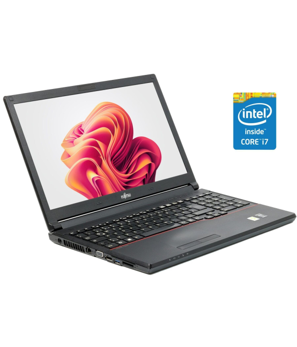 Ноутбук Fujitsu Lifebook E544 / 14&quot; (1366x768) TN / Intel Core i3-4000M (2 (4) ядра по 2.4 GHz) / 8 GB DDR3 / 128 GB SSD + 500 GB HDD / Intel HD Graphics 4600 / WebCam - 1
