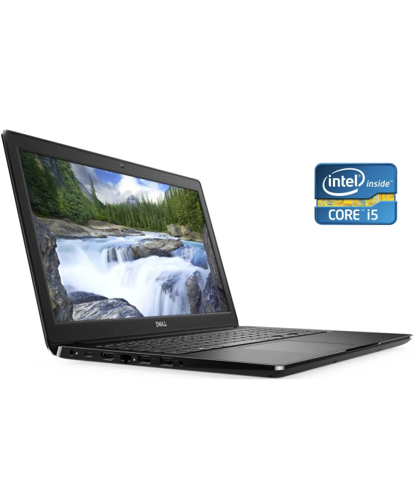 Ноутбук Dell Latitude 3500 / 15.6&quot; (1366x768) TN / Intel Core i5-8265U (4 (8) ядра по 1.6 - 3.9 GHz) / 8 GB DDR4 / 120 GB SSD / Intel UHD Graphics 620 / WebCam / Win 10 Pro - 1
