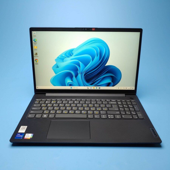 Ультрабук Lenovo V15 G2 ITL / 15.6&quot; (1920x1080) IPS / Intel Core i7-1165G7 (4 (8) ядра по 2.8 - 4.7 GHz) / 16 GB DDR4 / 256 GB SSD / Intel Iris Xe Graphics / WebCam / Win 11 Pro - 2