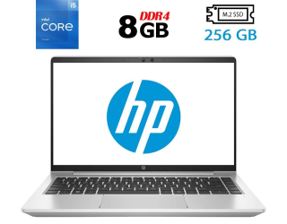БУ Ультрабук HP ProBook 440 G8 / 14&quot; (1920x1080) IPS Touch / Intel Core i5-1135G7 (4 (8) ядра по 2.4 - 4.2 GHz) / 8 GB DDR4 / 256 GB SSD M.2 / Intel Iris Xe Graphics / WebCam / USB 3.1 / HDMI из Европы