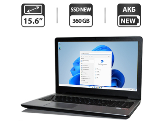 БУ Ноутбук Pegatron D15S PlaidBook / 15.6&quot; (1366x768) TN / Intel Core i5-6200U (2 (4) ядра по 2.3 - 2.8 GHz) / 8 GB DDR3 / 360 GB SSD NEW / Intel HD Graphics 520 / WebCam / АКБ NEW из Европы