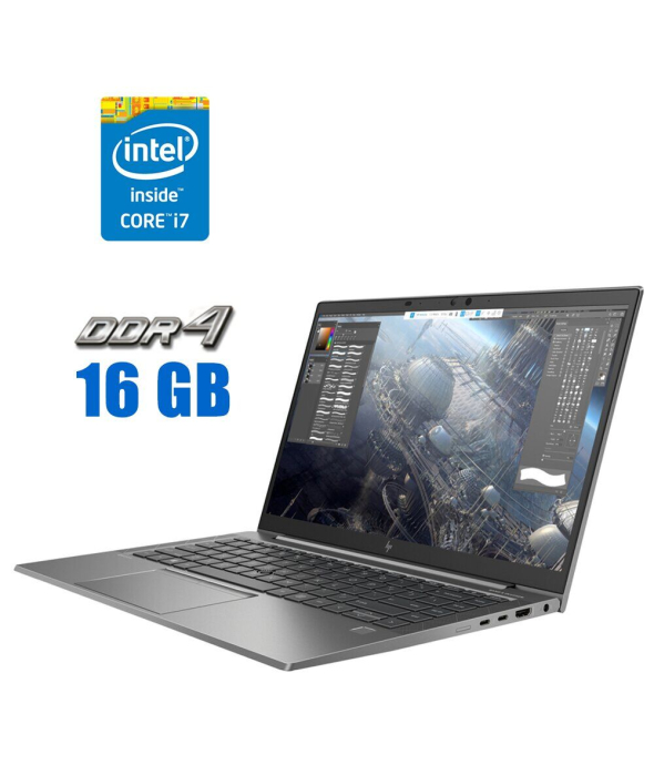 Ультрабук HP ZBook Firefly 14 G8 / 14&quot; (1920x1080) IPS / Intel Core i7-1185G7 (4 (8) ядра по 3.0 - 4.8 GHz) / 16 GB DDR4 / 256 GB SSD M.2 / Intel Iris Xe Graphics / WebCam - 1