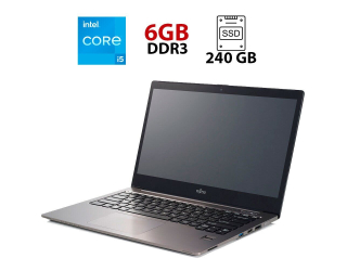 БУ Ультрабук Б-класс Fujitsu LifeBook U904 / 14&quot; (3200x1800) IPS / Intel Core i5-4300U (2 (4) ядра по 1.9 - 2.9 GHz) / 6 GB DDR3 / 240 GB SSD / Intel HD Graphics 4400 / WebCam из Европы