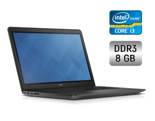 БУ Ноутбук Б-класс Dell Latitude 3550 / 15.6&quot; (1366x768) TN / Intel Core i3-4005 (2 (4) ядра по 1.7 GHz) / 8 GB DDR3 / 256 GB SSD / Intel HD Graphics 4400 / WebCam / HDMI из Европы