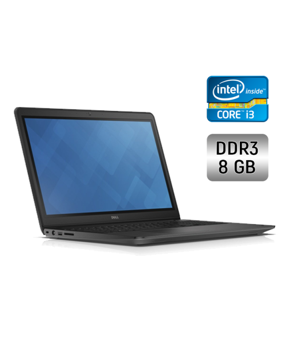 Ноутбук Б-класс Dell Latitude 3550 / 15.6&quot; (1366x768) TN / Intel Core i3-4005 (2 (4) ядра по 1.7 GHz) / 8 GB DDR3 / 256 GB SSD / Intel HD Graphics 4400 / WebCam / HDMI - 1