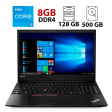 Ноутбук Б-класс Lenovo ThinkPad E580 / 15.6" (1920x1080) IPS / Intel Core i5-8250U (4 (8) ядра по 1.6 - 3.4 GHz) / 8 GB DDR4 / 128 GB SSD + 500 HDD / Intel UHD Graphics 620 / WebCam / HDMI / USB 3.0 - 1