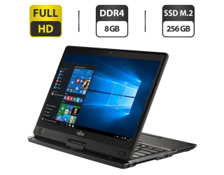 БУ Ноутбук-трансформер Б-класс Fujitsu LifeBook T939 / 13.3&quot; (1920x1080) IPS Touch / Intel Core i5-8365U (4 (8) ядра по 1.6 - 4.1 GHz) / 8 GB DDR4 / 256 GB SSD M.2 / Intel UHD Graphics 620 / WebCam / Windows 10 Pro / Без стилуса из Европы