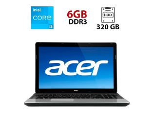 БУ Ноутбук Acer Aspire E1-531G / 15.6&quot; (1366x768) TN / Intel Core i3-2350M (2 (4) ядра по 2.3 GHz) / 6 GB DDR3 / 320 GB HDD / nVidia GeForce 610M, 1 GB GDDR3, 64-bit / WebCam из Европы