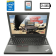 Ноутбук Lenovo ThinkPad T550 / 15.6" (1366x768) TN / Intel Core i5-5200U (2 (4) ядра по 2.2 - 2.7 GHz) / 8 GB DDR3 / 256 GB SSD / Intel HD Graphics 5500 / WebCam / miniDP / Две батареи - 1