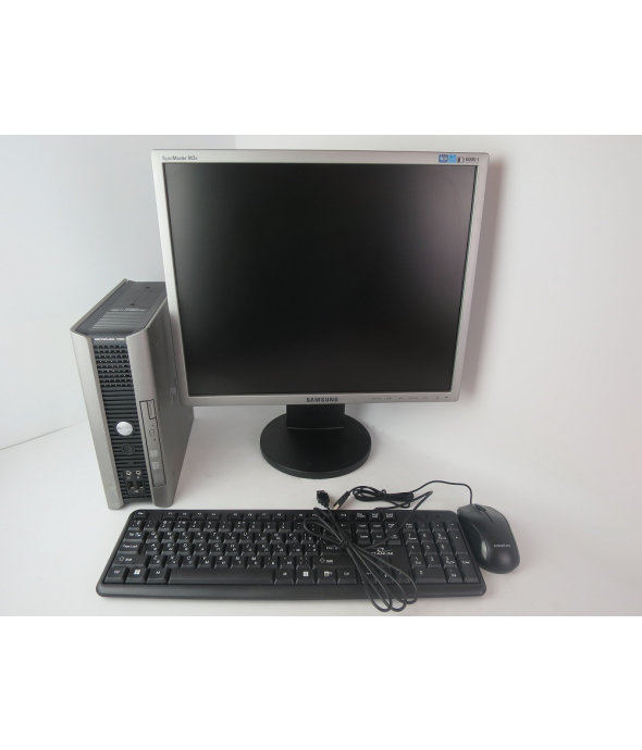 DELL 760 USFF CORE 2DUO E8400 2GB RAM 160GB HDD + 19&quot; SYNCMASTER 940N - 1