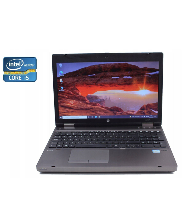 Ноутбук HP ProBook 6570b / 15.6&quot; (1600x900) TN / Intel Core i5-3230M (2 (4) ядра по 2.6 - 3.2 GHz) / 8 GB DDR3 / 256 GB SSD / AMD Radeon HD 7570M, 1 GB GDDR5, 64-bit / WebCam - 1