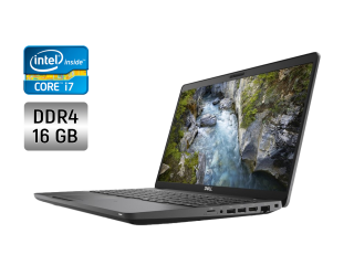 БУ Ноутбук Dell Precision 3541 / 15.6&quot; (1920x1080) IPS / Intel Core i7-9850H (6 (12) ядер по 2.6 - 4.6 GHz) / 16 GB DDR4 / 512 GB SSD /  Intel UHD Graphics 630 / WebCam / Windows 10  из Европы