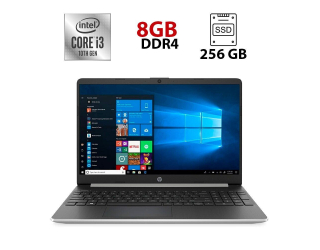 БУ Ноутбук HP 15-dy1731ms / 15.6&quot; (1366x768) TN Touch / Intel Core i3-1005G1 (2 (4) ядра по 1.2 - 3.4 GHz) / 8 GB DDR4 / 256 GB SSD / Intel UHD Graphics / WebCam / HDMI из Европы