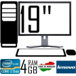 LENOVO M58 TOWER CORE 2 DUO E8400 3.00 GHZ 4GB RAM 160GB HDD + 19" SAMSUNG 943B - 1