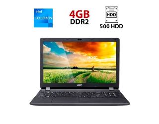 БУ Ноутбук Б-класс Acer Aspire ES1-512 / 15.6&quot; (1366x768) TN / Intel Celeron N2840 (2 ядра по 2.16 - 2.58 GHz) / 4 GB DDR2 / 500 GB HDD / Intel HD Graphics / WebCam из Европы