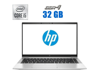 БУ Ультрабук HP EliteBook 840 G7 / 14&quot; (1920x1080) IPS / Intel Core i5-10210U (4 (8) ядра по 1.6 - 4.2 GHz) / 32 GB DDR4 / 480 GB SSD / Intel UHD Graphics / WebCam из Европы