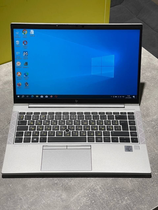 Ультрабук HP EliteBook 840 G7 / 14&quot; (1920x1080) IPS Touch / Intel Core i5-10210U (4 (8) ядра по 1.6 - 4.2 GHz) / 32 GB DDR4 / 480 GB SSD / Intel UHD Graphics / WebCam - 2