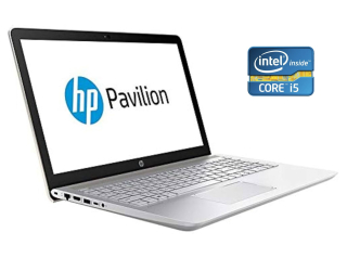 БУ Ноутбук Б-класс HP Pavilion 15-cc123c / 15.6&quot; (1366x768) TN Touch / Intel Core i5-8250U (4 (8) ядра по 1.6 - 3.4 GHz) / 8 GB DDR4 / 240 GB SSD / Intel HD Graphics 620 / WebCam / Windows 10 из Европы