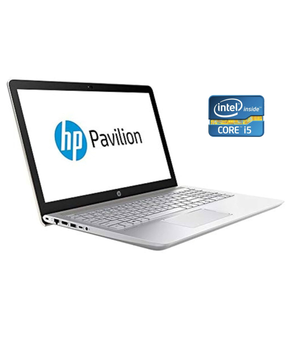 Ноутбук Б-класс HP Pavilion 15-cc123c / 15.6&quot; (1366x768) TN Touch / Intel Core i5-8250U (4 (8) ядра по 1.6 - 3.4 GHz) / 8 GB DDR4 / 240 GB SSD / Intel HD Graphics 620 / WebCam / Windows 10 - 1