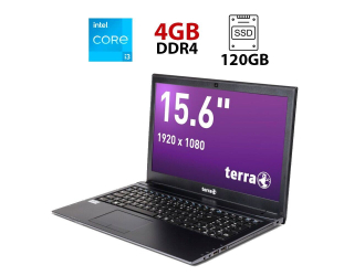 БУ Ноутбук Terra Mobile 1515 / 15.6&quot; (1920x1080) IPS / Intel Core i3-7100U (2 (4) ядра по 2.4 GHz) / 4 GB DDR4 / 120 GB SSD / Intel HD Graphics 620 / WebCam из Европы