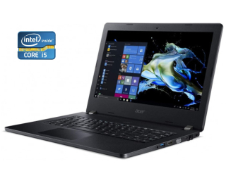 БУ Ноутбук Б-класс Acer TravelMate P215-51 / 15.6&quot; (1920x1080) IPS / Intel Core i5-8250U (4 (8) ядра по 1.6 - 3.4 GHz) / 8 GB DDR4 / 256 GB SSD / Intel UHD Graphics 620 / WebCam из Европы