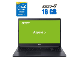 БУ Ноутбук Acer Aspire A515-54 / 15.6&quot; (1920x1080) TN / Intel Core i5-10210U (4 (8) ядра по 1.6 - 4.2 GHz) / 16 GB DDR4 / 240 GB SSD / Intel UHD Graphics / WebCam из Европы