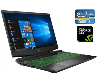 БУ Игровой ноутбук HP Pavilion Gaming 15-dk0056wm / 15.6&quot; (1920x1080) IPS / Intel Core i5-9300H (4 (8) ядра по 2.4 - 4.1 GHz) / 8 GB DDR4 / 256 GB SSD / nVidia GeForce GTX 1650, 4 GB GDDR5, 128-bit / WebCam из Европы