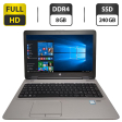 Ноутбук Б-класс HP ProBook 650 G2 / 15.6" (1920x1080) TN / Intel Core i5-6300U (2 (4) ядра по 2.4 - 3.0 GHz) / 8 GB DDR4 / 240 GB SSD / Intel HD Graphics 520 / WebCam / HDMI / Windows 10 Pro - 1