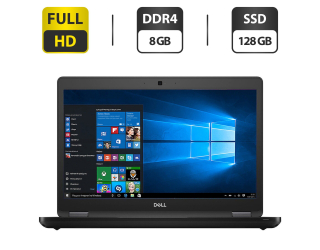 БУ Ультрабук Dell Latitude 5490 / 14&quot; (1920x1080) IPS / Intel Core i3-8130U (2 (4) ядра по 2.2 - 3.4 GHz) / 8 GB DDR4 / 128 GB SSD M.2 / Intel HD Graphics 620 / WebCam / HDMI / Windows 10 Pro из Европы