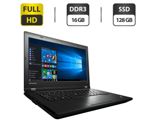 БУ Ноутбук Б-класс Lenovo ThinkPad L440 / 14&quot; (1920x1080) TN / Intel Core i5-4200M (2 (4) ядра по 2.5 - 3.1 GHz) / 16 GB DDR3 / 128 GB SSD / Intel HD Graphics 4600 / WebCam / Windows 10 Pro из Европы