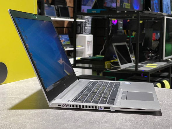 Игровой ноутбук HP EliteBook 850 G5 / 15.6&quot; (1920x1080) IPS / Intel Core i7-8650U (4 (8) ядра по 1.9 - 4.2 GHz) / 8 GB DDR4 / 480 GB SSD / AMD Radeon RX 540, 2 GB GDDR5, 128-bit / WebCam - 3