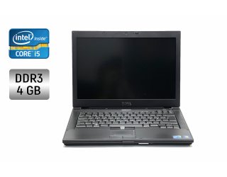БУ Ноутбук Dell Latitude E6410 / 14&quot; (1366x768) TN / Intel Core i5-540M (2 (4) ядра по 2.53 - 3.07 GHz) / 4 GB DDR3 / 500 GB HDD / Intel HD Graphics / DVD-RW из Европы