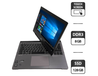 БУ Ноутбук-трансформер Б-класс Fujitsu LifeBook T935 / 13.5&quot; (1920x1080) IPS Touch / Intel Core i7-5600U (2 (4) ядра по 2.6 - 3.2 GHz) / 8 GB DDR3 / 128 GB SSD / Intel HD Graphics 5500 / WebCam / HDMI / Windows 10 Pro / Без АКБ из Европы