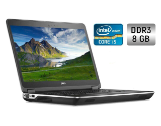 БУ Ноутбук Dell Latitude E6440 / 14&quot; (1920x1080) IPS / Intel Core i5-4310M (2 (4) ядра по 2.7 - 3.4 GHz) / 8 GB DDR3 / 240 GB SSD / Intel HD Graphics 4600 / WebCam / Windows 10 из Европы