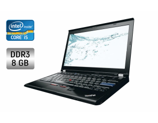 БУ Нетбук Lenovo X220 / 12.5&quot; (1366x768) IPS / Intel Core i5-2520M (2 (4) ядра по 2.5 - 3.2 GHz) / 8 GB DDR3 / 300 GB HDD / Intel HD Graphics 3000 / WebCam / Fingerprint из Европы