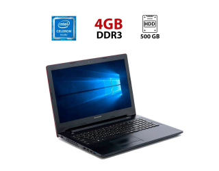 БУ Ноутбук Lenovo G50-70 / 15.6&quot; (1366x768) TN / Intel Celeron 2957U (2 ядра по 1.4 GHz) / 4 GB DDR3 / 500 GB HDD / Intel HD Graphics / WebCam из Европы