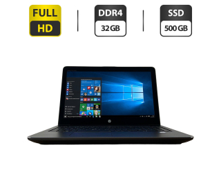 БУ Мобильная рабочая станция HP ZBook 15 G4 / 15.6&quot; (1920x1080) IPS Touch / Intel Core i7-7820HQ (4 (8) ядра по 2.9 - 3.9 GHz) / 32 GB DDR4 / 500 GB SSD / Intel UHD Graphics 630 / WebCam / HDMI из Европы