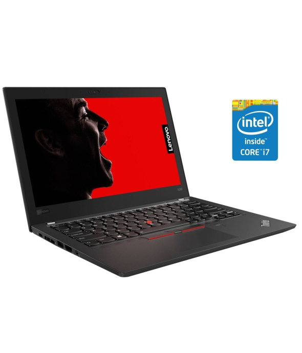 Нетбук Lenovo ThinkPad X280 / 12.5&quot; (1920x1080) IPS Touch / Intel Core i7-8650U (4 (8) ядра по 1.9 - 4.2 GHz) / 16 GB DDR4 / 256 GB SSD / Intel UHD Graphics 620 / WebCam / Win 10 Pro - 1
