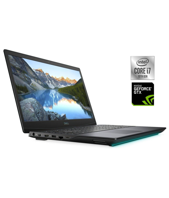 Игровой ноутбук Dell G5 5500 / 15.6&quot; (1920x1080) IPS / Intel Core i7-10750H (6 (12) ядер по 2.6 - 5.0 GHz) / 16 GB DDR4 / 512 GB SSD / nVidia GeForce GTX 1660 Ti, 6 GB GDDR6, 192-bit / WebCam - 1