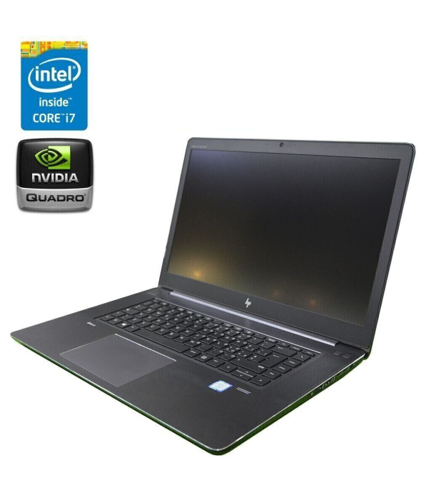 Мобильная рабочая станция HP ZBook Studio G4 / 15.6&quot; (1920x1080) IPS / Intel Core i7-7820HQ (4 (8) ядра по 2.9 - 3.9 GHz) / 16 GB DDR4 / 240 GB SSD / nVidia Quadro M1200, 4 GB GDDR5, 128-bit / WebCam - 1