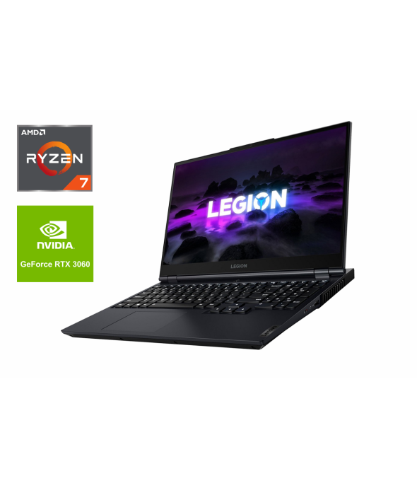 Игровой ноутбук Lenovo Legion 5-17ACH6H / 17.3&quot; (1920x1080) IPS / AMD Ryzen 7 5800H (8 (16) ядер по 3.2 - 4.4 GHz) / 32 GB DDR4 / 512 GB SSD + 1000 GB SSD / nVidia GeForce RTX 3060, 6 GB GDDR6, 192-bit / WebCam - 1