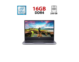 БУ Ноутбук Б-класс Dell Inspiron 14 7472 / 14&quot; (1920x1080) TN / Intel Core i7-8550U (4 (8) ядра по 1.8 - 4.0 GHz) / 16 GB DDR4 / 256 GB SSD / Intel UHD Graphics 620 / WebCam из Европы