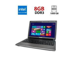 БУ Ноутбук Medion Akoya P6638 / 15.6&quot; (1366x768) TN / Intel Core i3-3110M (2 (4) ядра по 2.4 GHz) / 8 GB DDR3 / 1000 GB HDD / nVidia GeForce GT 635M, 1 GB DDR3, 128-bit / WebCam из Европы