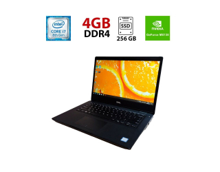 БУ Игровой ноутбук Dell Latitude 3400 / 14&quot; (1920х1080) IPS / Intel Core i7-8565U (4 (8) ядра по 1.8 - 4.6 GHz) / 16 GB DDR4 / 256 GB SSD / nVidia GeForce MX130, 2 GB GDDR5, 64-bit / WebCam / USB 3.0 из Европы